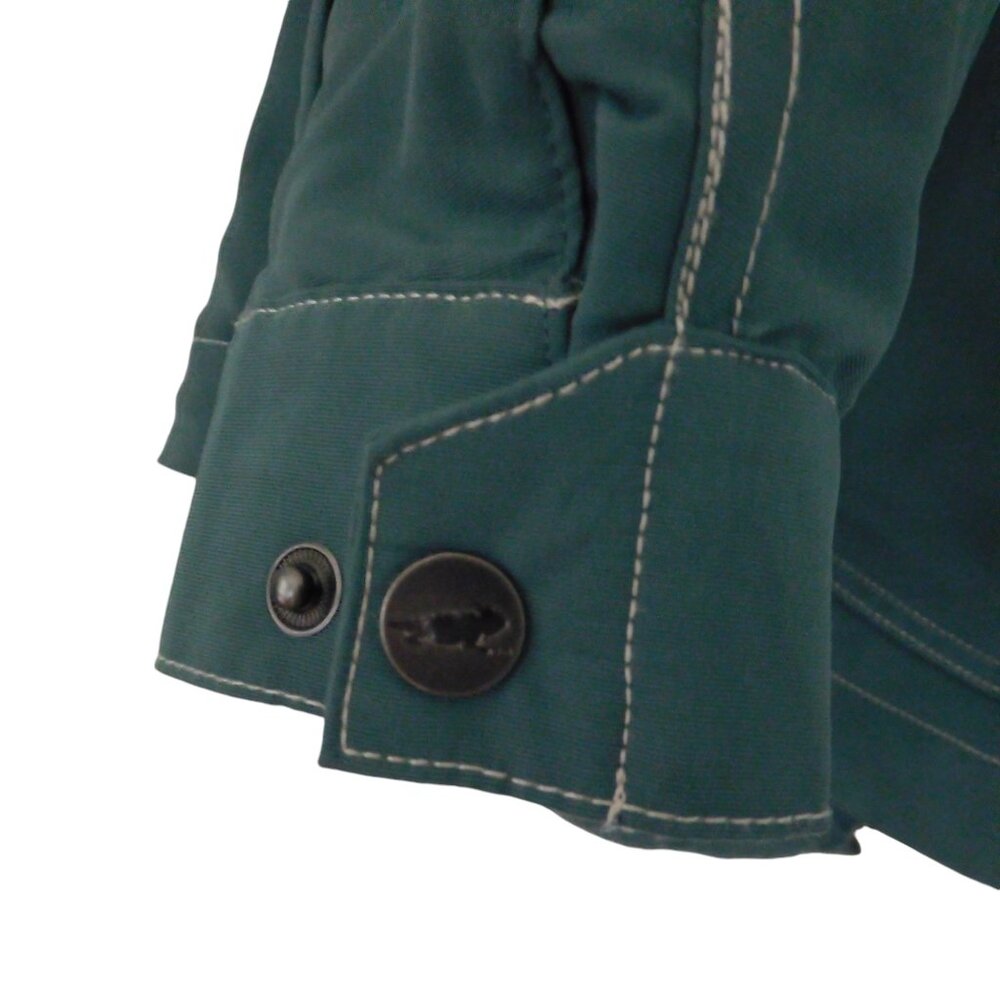 Toad & Co Forester Pass Parka Green Flannel Lined Pockets Size XL - Picture 5 of 10